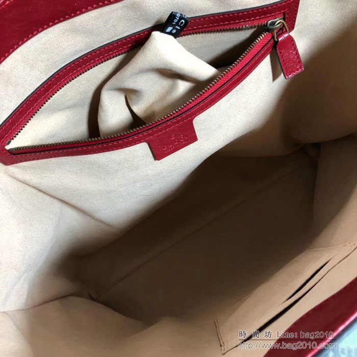 GUCCI古馳男包 新款 專櫃品質 547851 進口牛皮 男士手提包 紅皮  ydgq3372